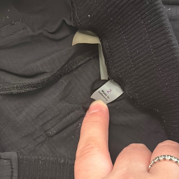 Athleta Black Jogger Pants with Zipper Pockets - Picture 8 of 9